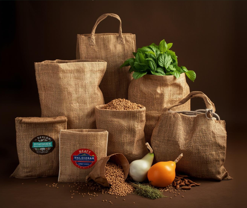Jute wine bags