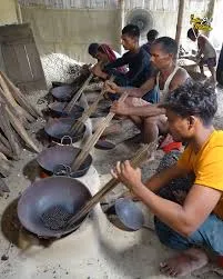 Traditional roasting process